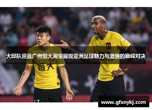 大邱队迎战广州恒大淘宝展现亚洲足球魅力与激情的巅峰对决